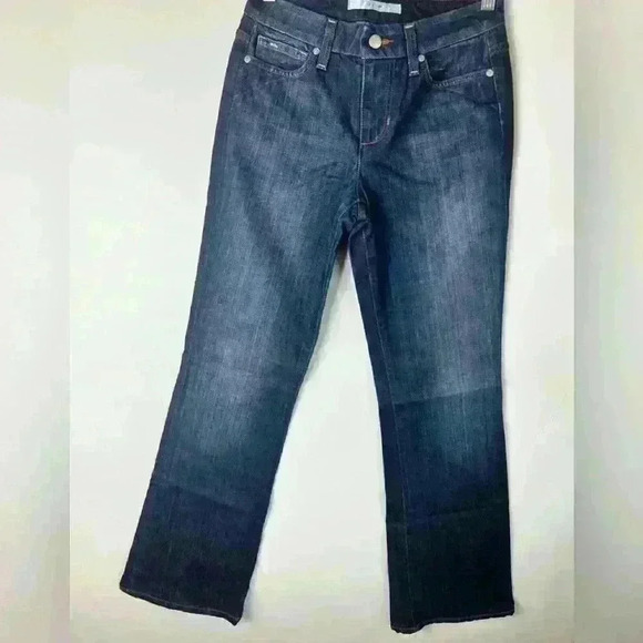 Joe’s Jeans Dark Denim Low-Rise Flare Jeans - Picture 1 of 6